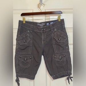 Miss Me Cargo Bermuda Shorts